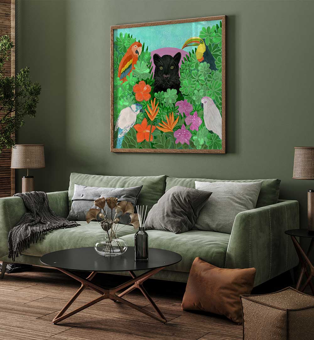 JUNGLE HARMONY , ANIMAL PAINTINGS