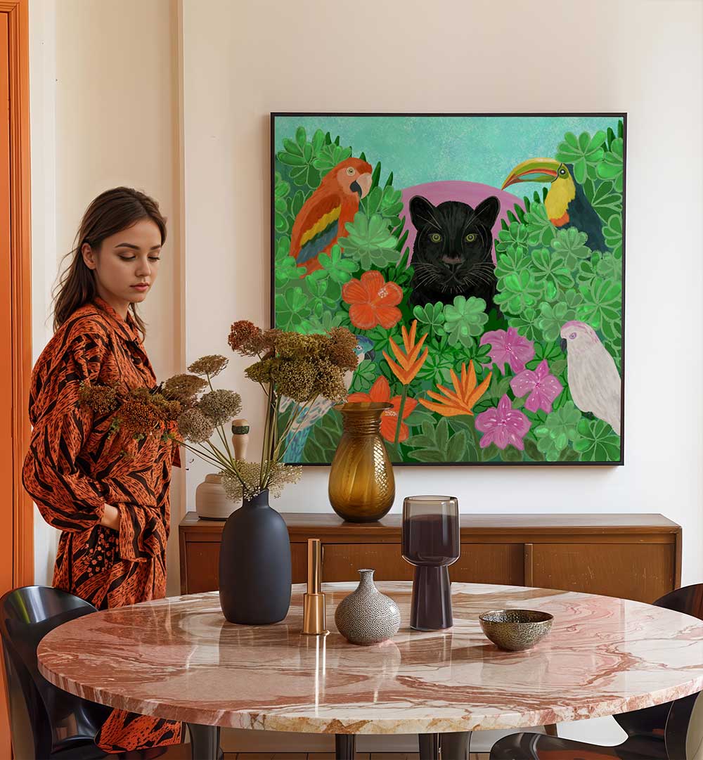 JUNGLE HARMONY , ANIMAL PAINTINGS
