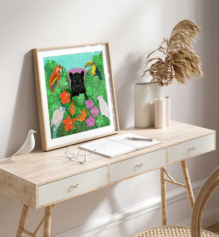 JUNGLE HARMONY , ANIMAL PAINTINGS