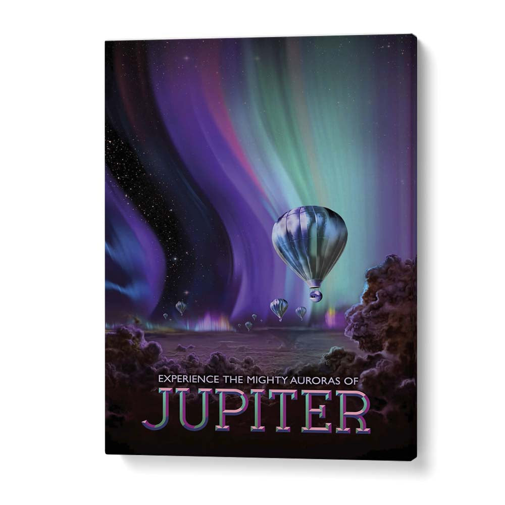 Jupiter Astronaut & Nasa Paintings, Space Art Prints Artwork in Gallery Wrap
