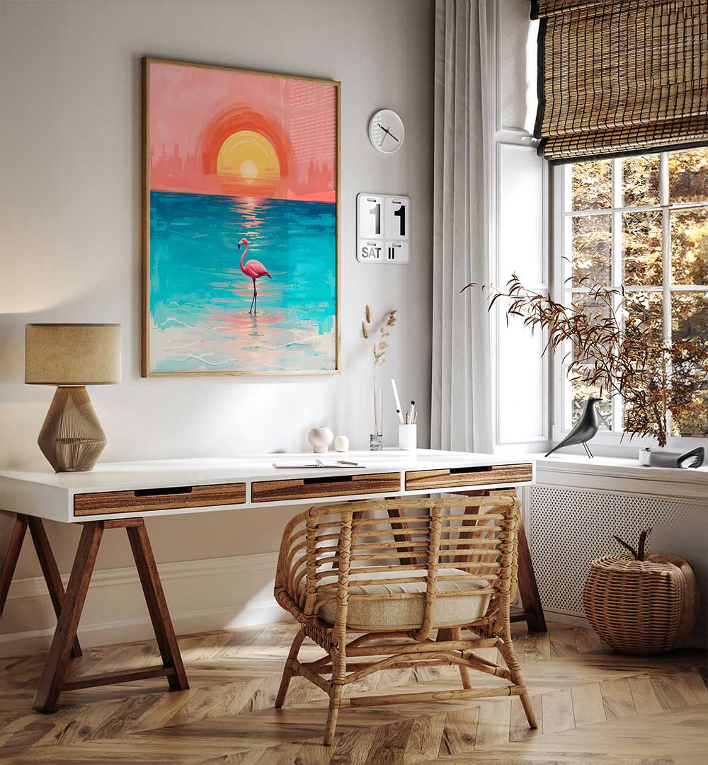 JUST VIBING BY THE SEA , LANDSCAPE PAINTINGS