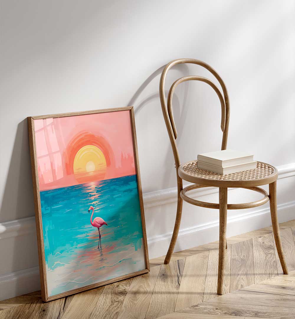 JUST VIBING BY THE SEA , LANDSCAPE PAINTINGS