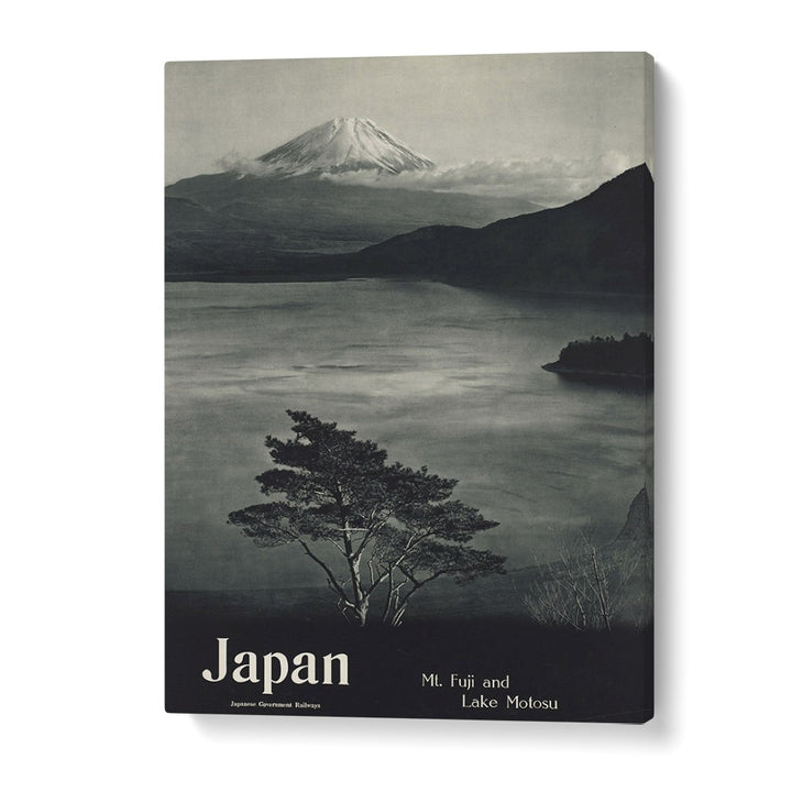 Japan-Mt Fuji  Retro Travel Posters in Gallery Wrap