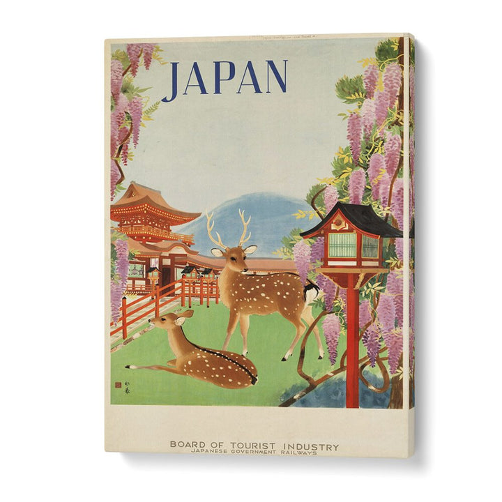 Japan Retro Art I  Vintage Travel Posters in Gallery Wrap