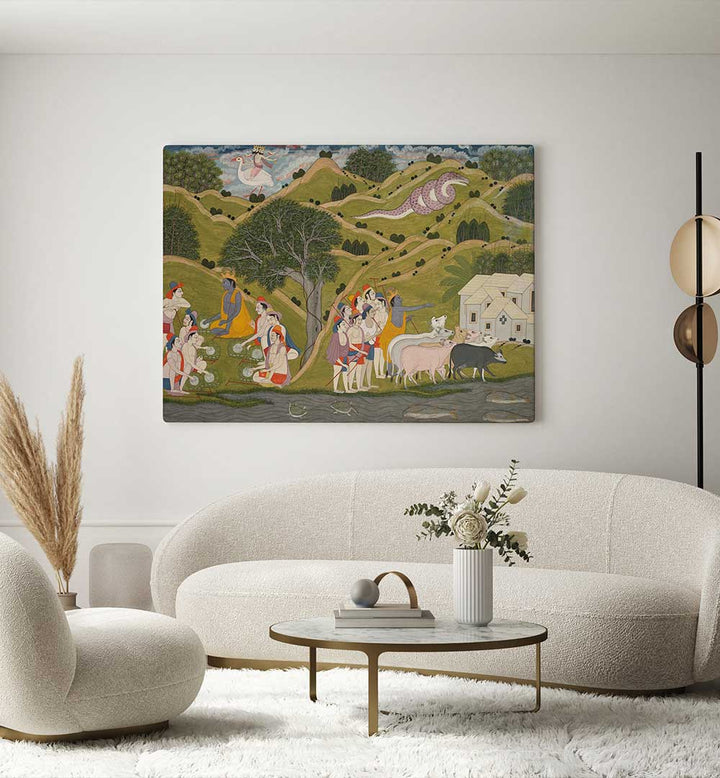 KALIYA , INDIAN ART PAINTINGS