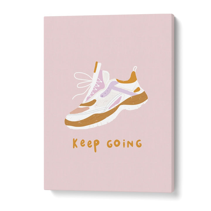 Keep Going Sports Art Artwork in Gallery Wrap