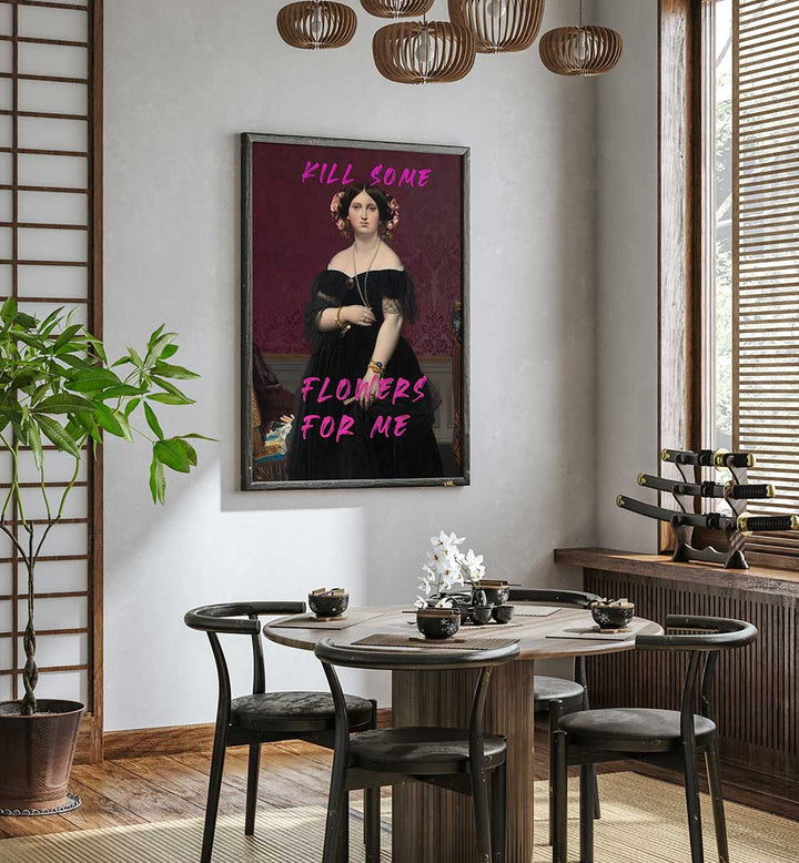 KILL SOME FLOWERS FOR ME , ALTERED ART PRINTS