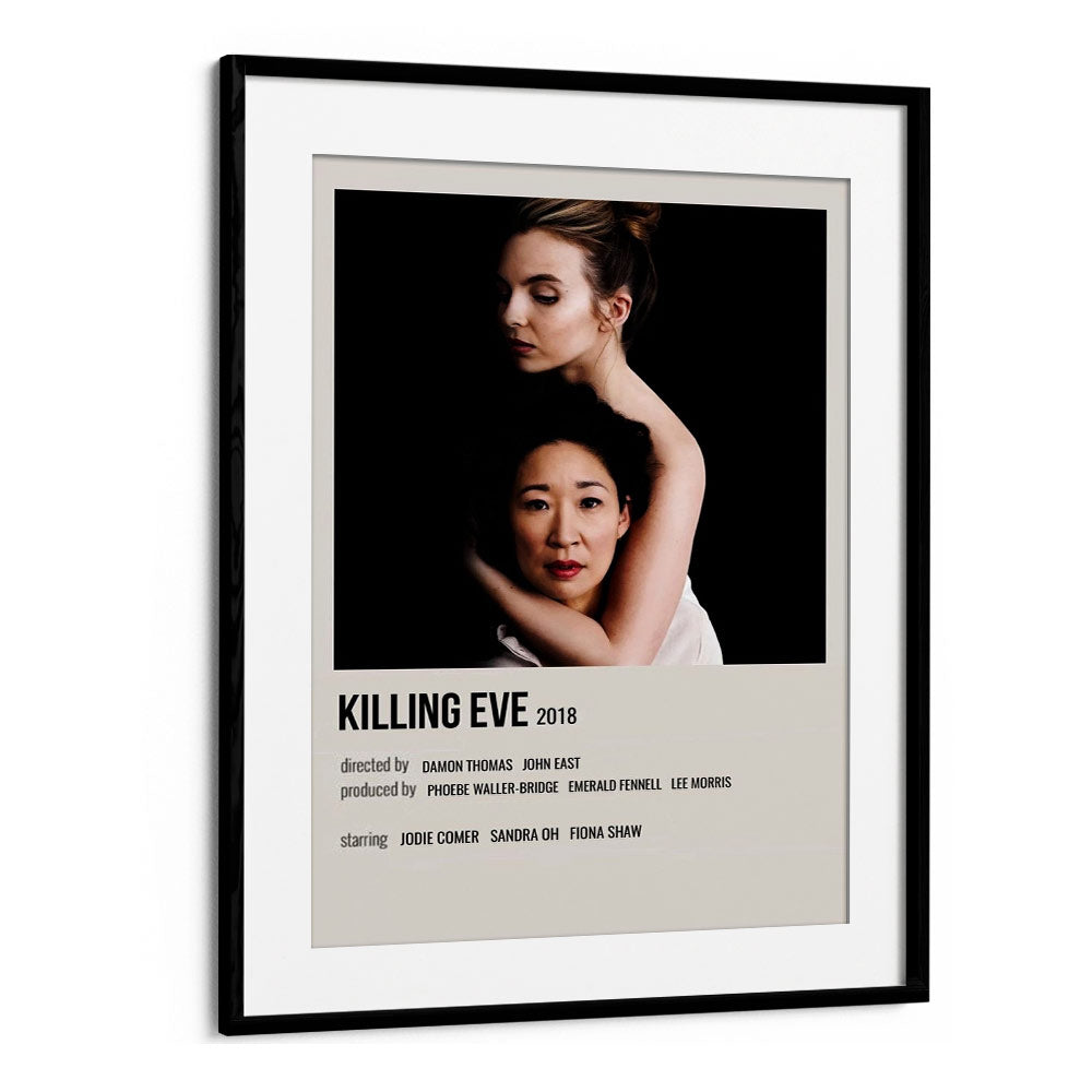 Killing Eve 2018 Gothic Posters in Black Frame With Mount