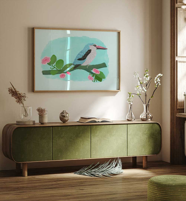 KINGFISHER I , ANIMAL PAINTINGS