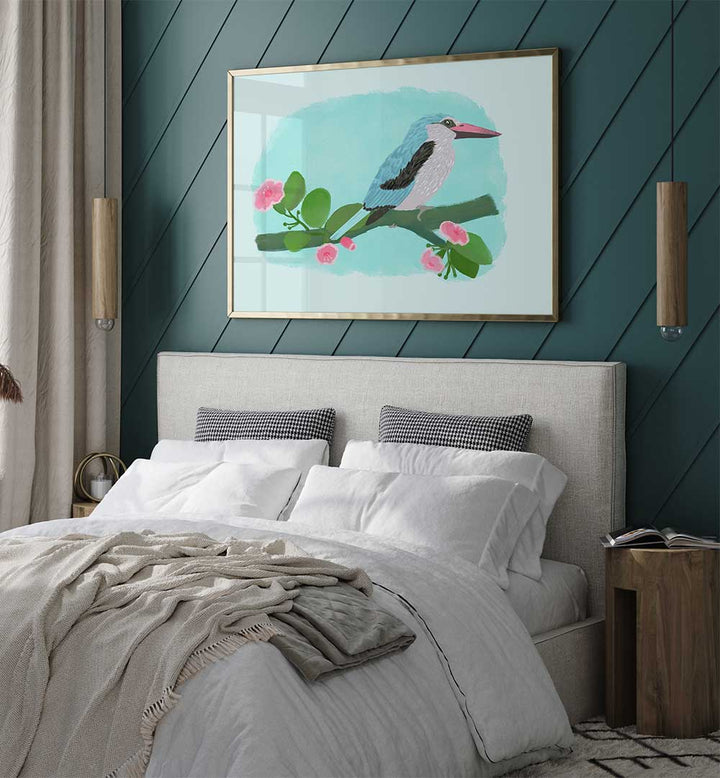 KINGFISHER I , ANIMAL PAINTINGS