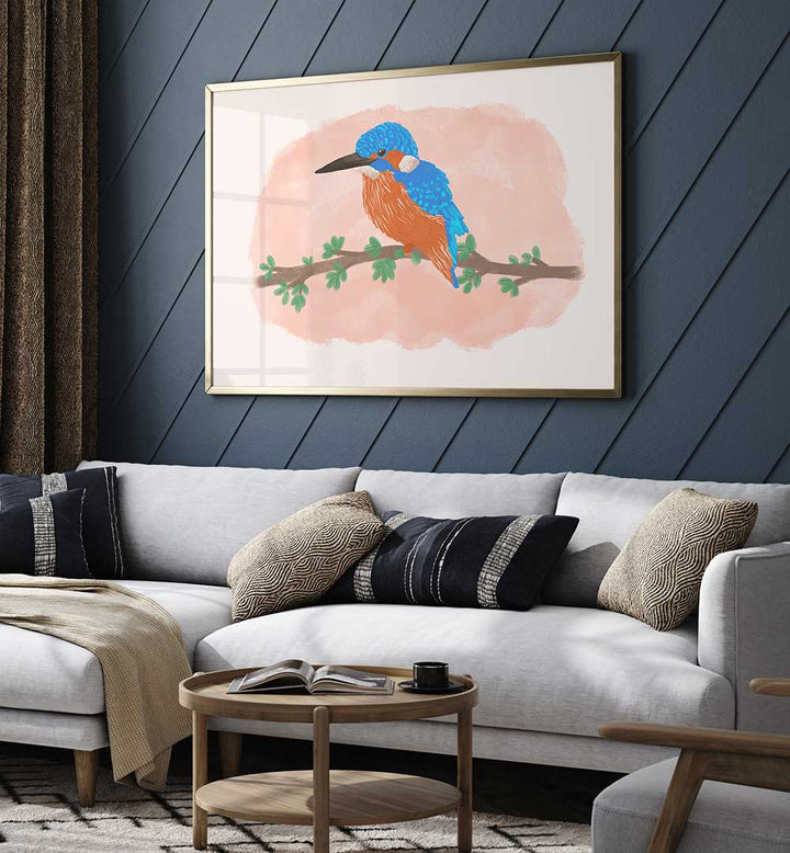 KINGFISHER II , ANIMAL PAINTINGS