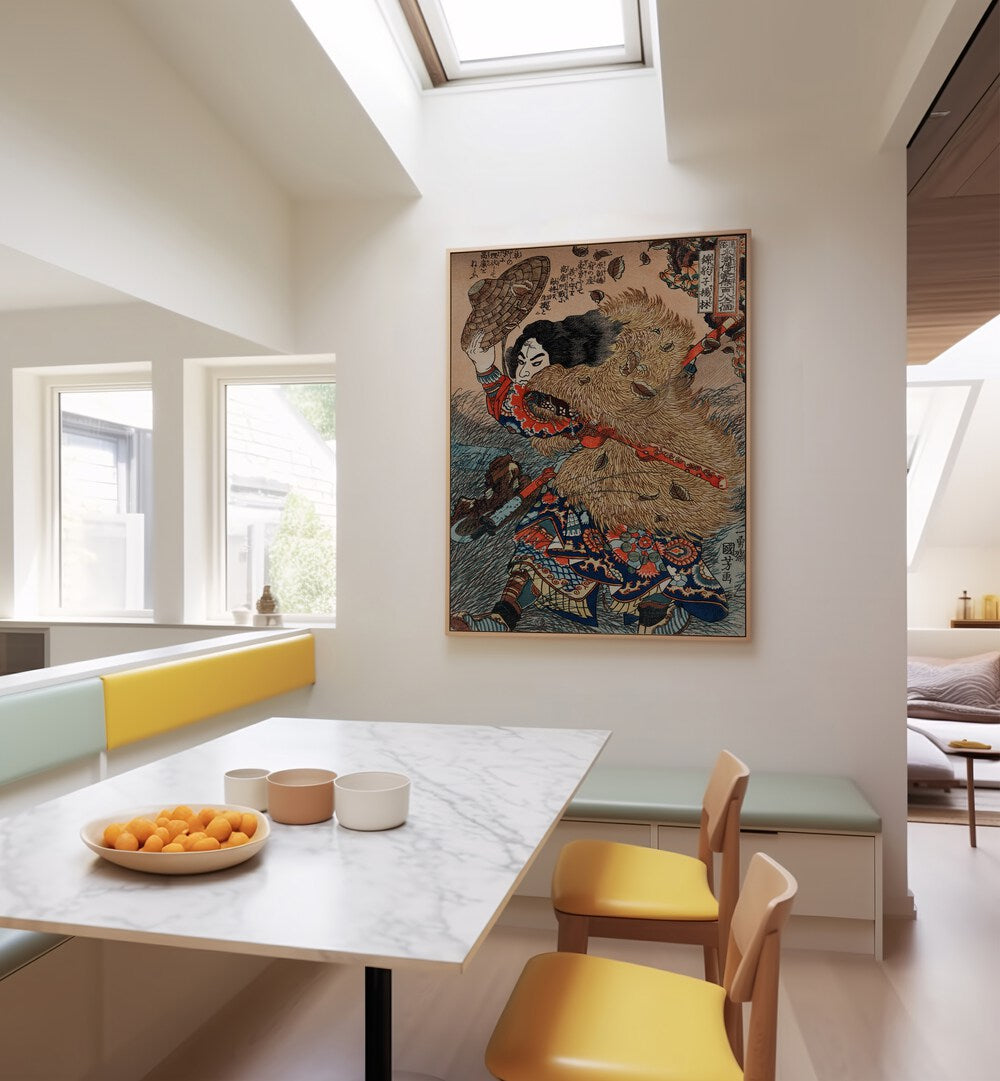 HERO OF THE SUIKODEN , VINTAGE PAINTINGS