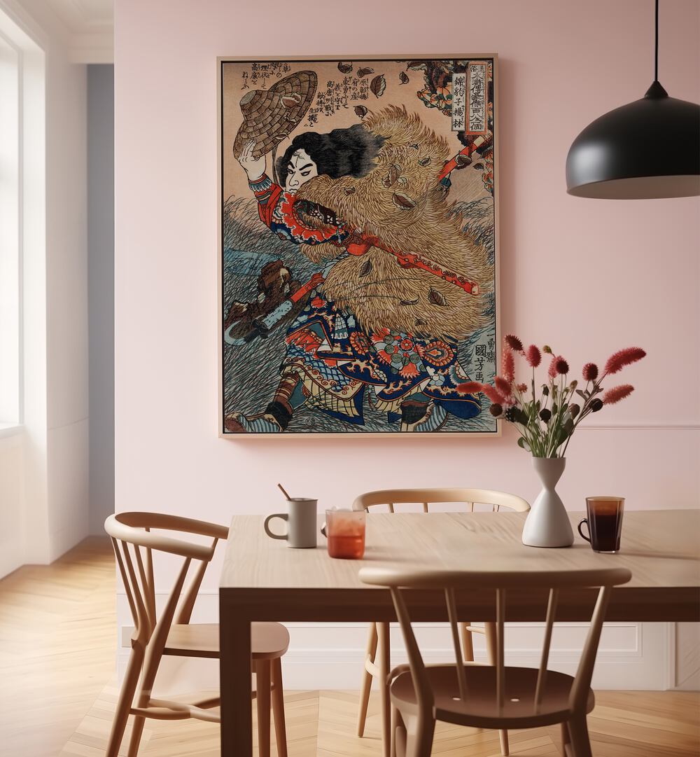 HERO OF THE SUIKODEN , VINTAGE PAINTINGS