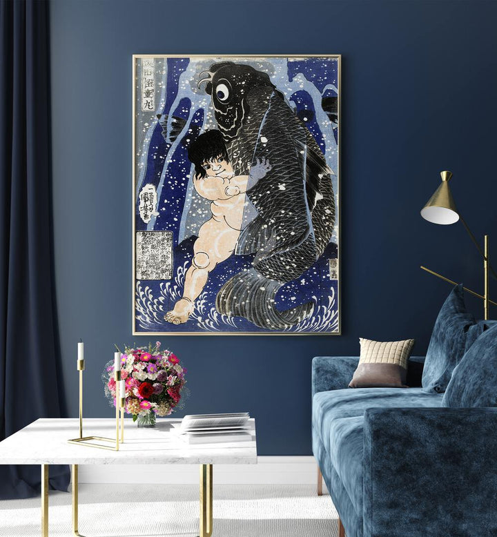 KINTARO WORSTELEND MET KARPER , VINTAGE PAINTINGS
