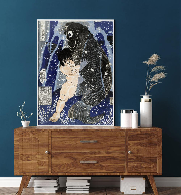 KINTARO WORSTELEND MET KARPER , VINTAGE PAINTINGS
