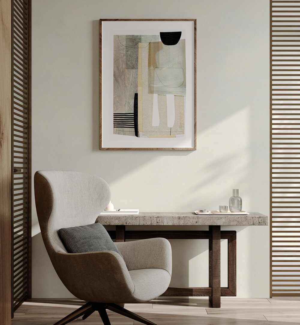 Stylish interior featuring Knights Bridge, Abstract Paintings, perfect for enhancing your living space decor.