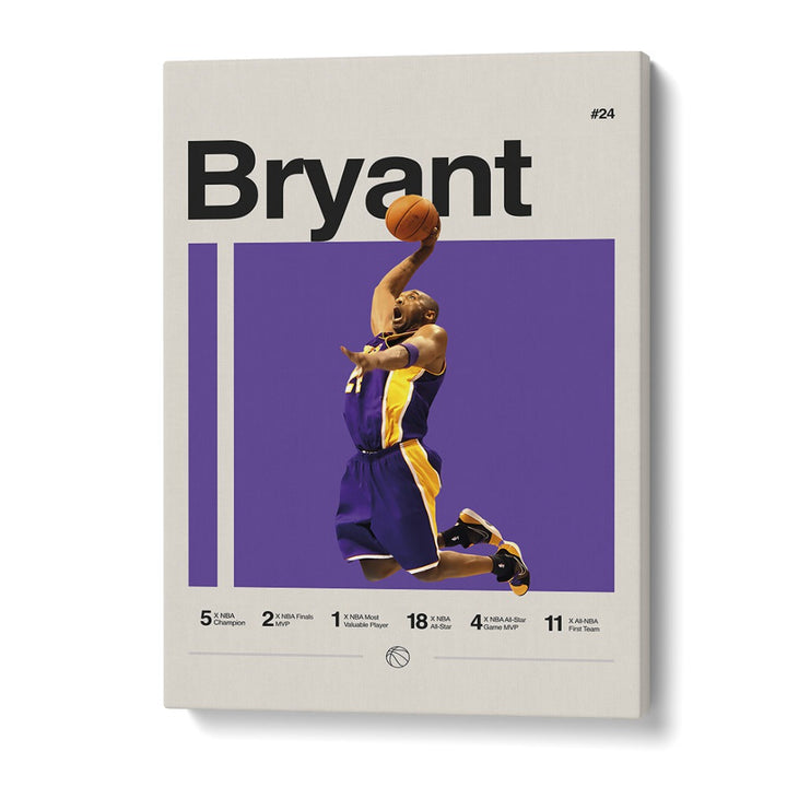 Kobe bryant Sports Art Artwork in Gallery Wrap