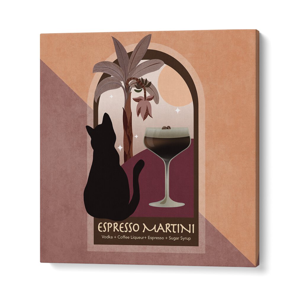 Kokteyl Ezpresso Martini Bar & Cafe Art Artwork in Gallery Wrap