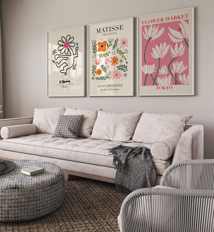 botanical painting - KEITH HARING SET by Asianmonk