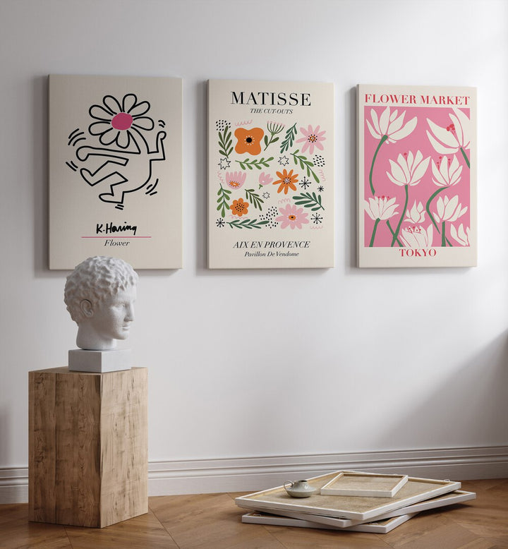 botanical painting - KEITH HARING SET by Asianmonk