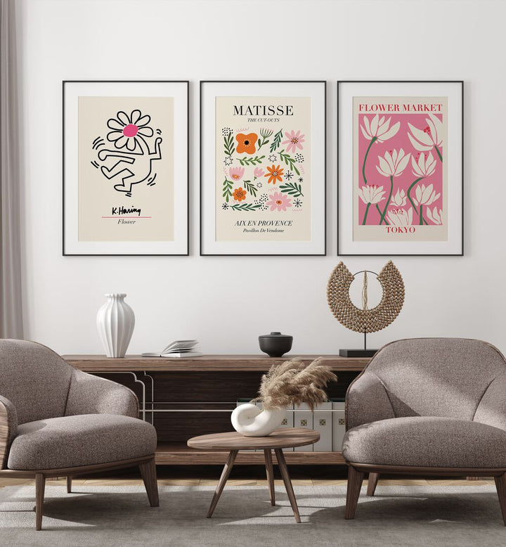 botanical painting - KEITH HARING SET by Asianmonk