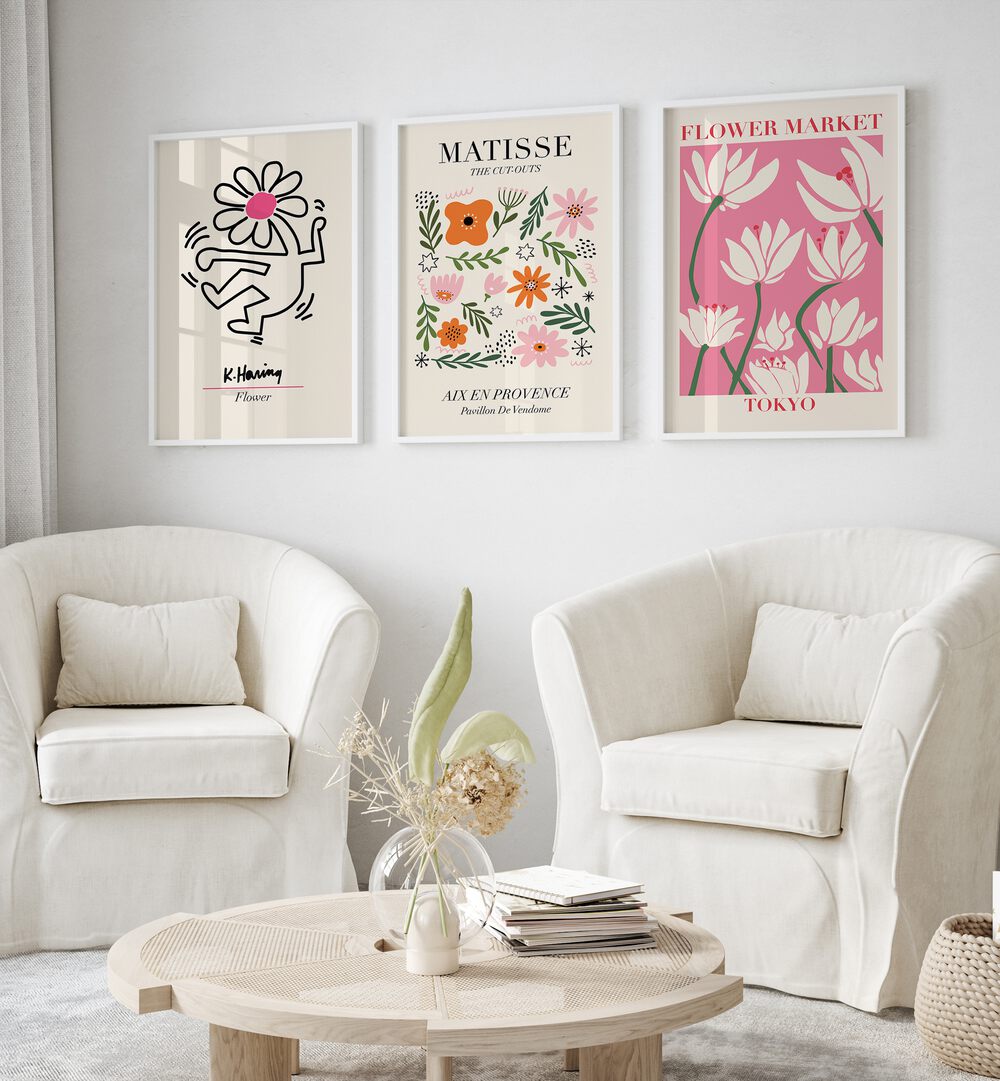 botanical painting - KEITH HARING SET by Asianmonk