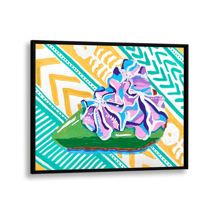 Key Lime Pie By Key And Sea Creative Art Print in Black Plain Frame