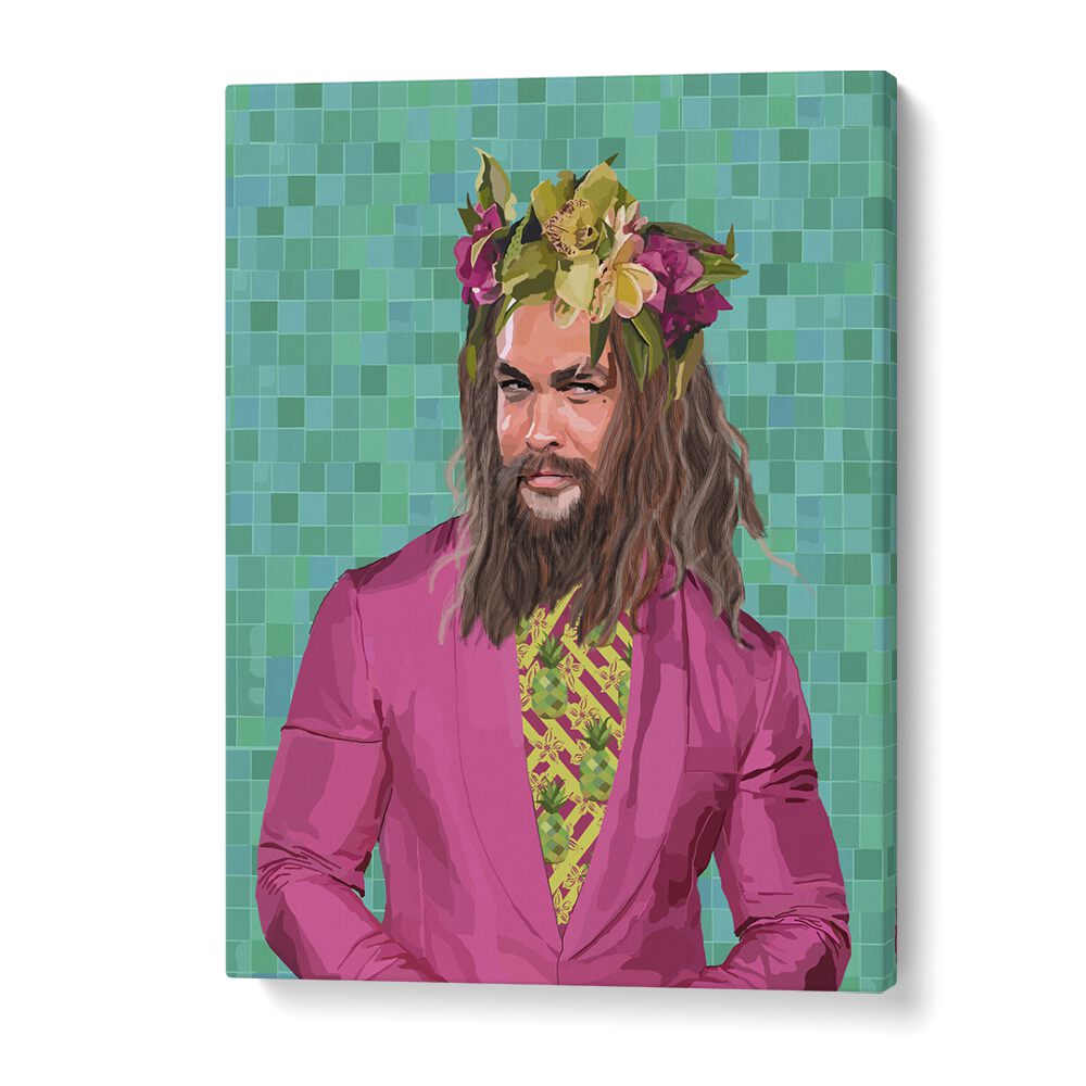 King Jason By Lynnda Rakos Pop Art Paintings Pop Art Prints in Gallery Wrap