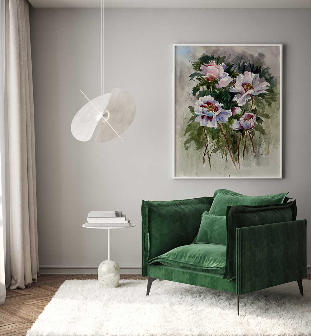 KING OF GARDEN , FLORAL FLOWER PAINTINGS