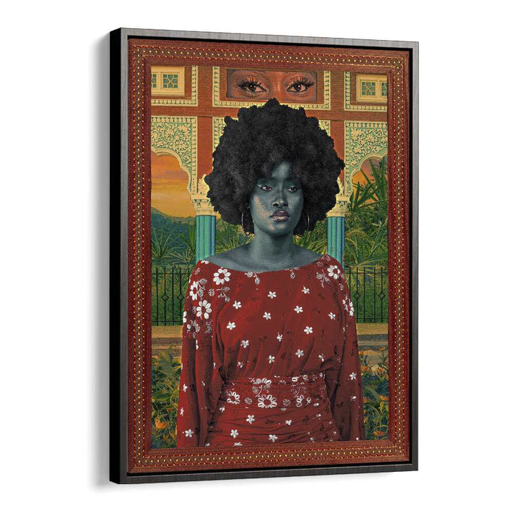 Kingdom Of Ah By Cosmo Zach Surreal Art Prints Surrealism in Black Floater Frame