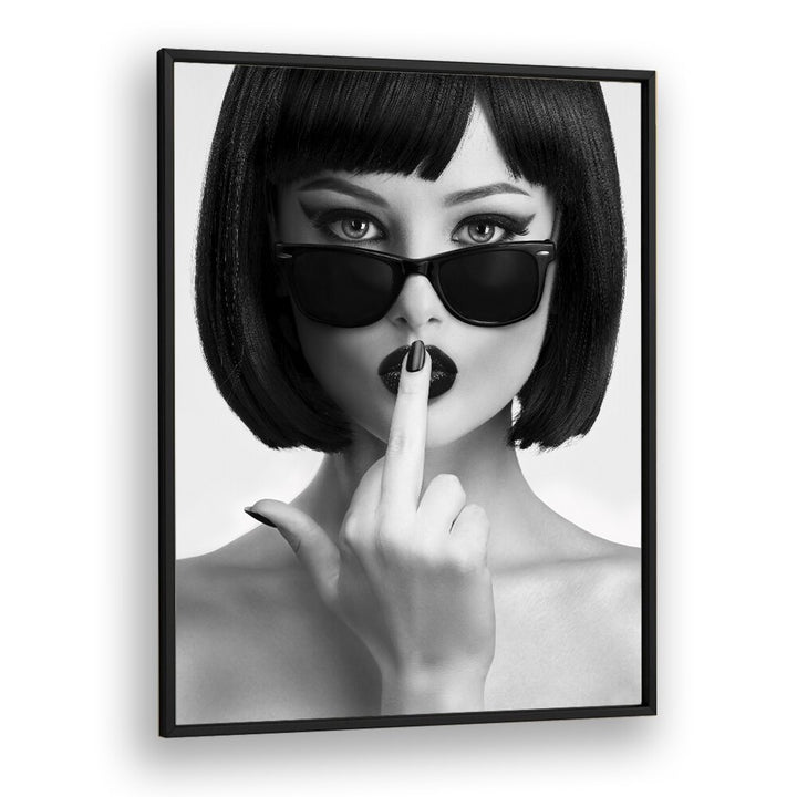 Kiss This I by David Drake Fine Art Photography Fashion Photography in Black Plain Frame