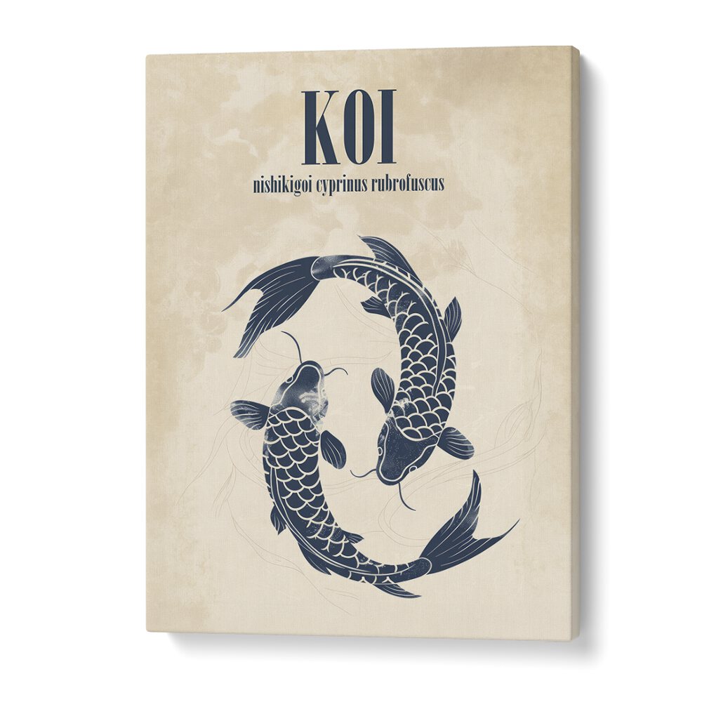 Koi Beach Prints Coastal Wall Art in Gallery Wrap