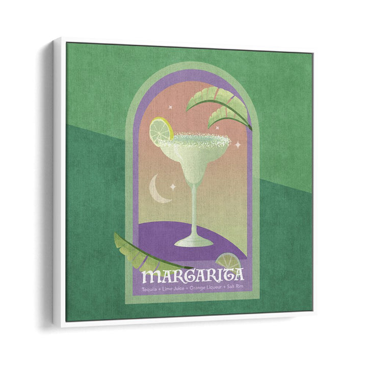 Kokteyl Margarita By Emel Tunaboylu Bar Posters Bar Art Prints in White Floater Frame