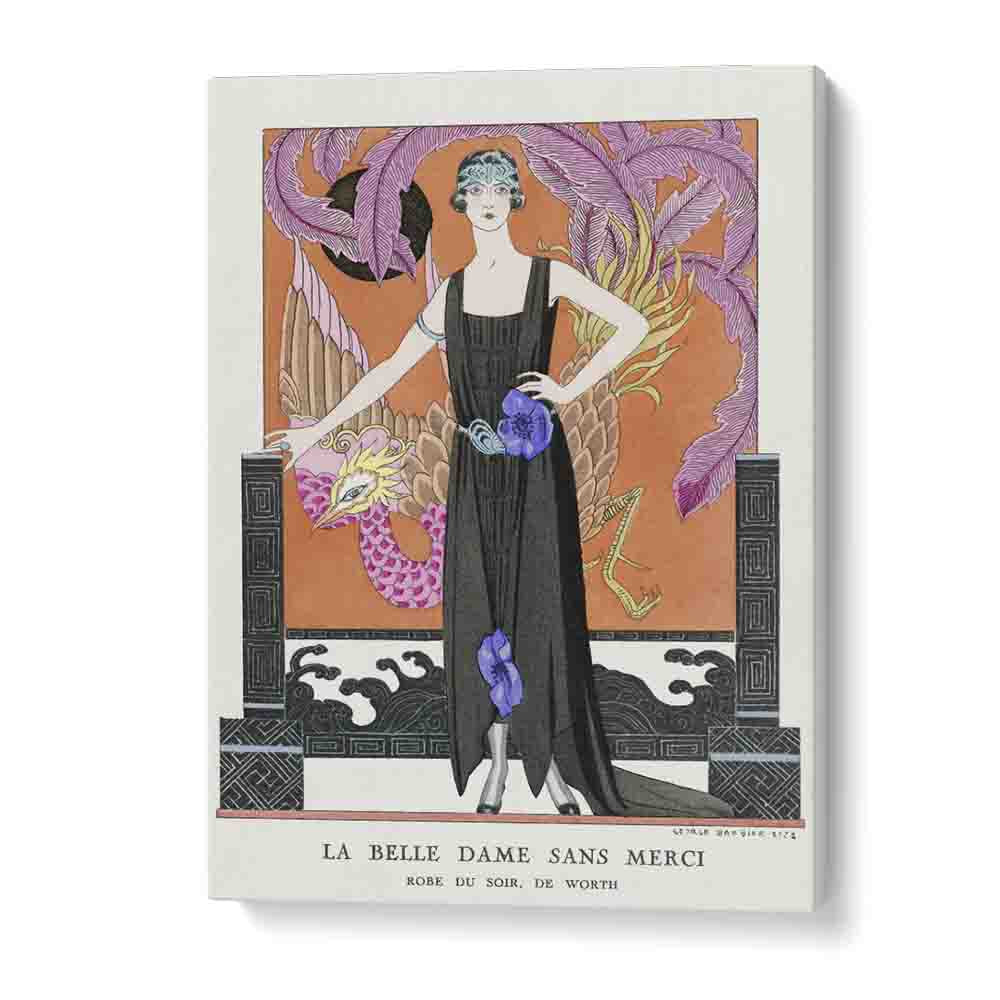 La Belle Dame Sans Merci Robe Du Soir, De Worth (1921) George Barbier art painting Artwork in Gallery Wrap