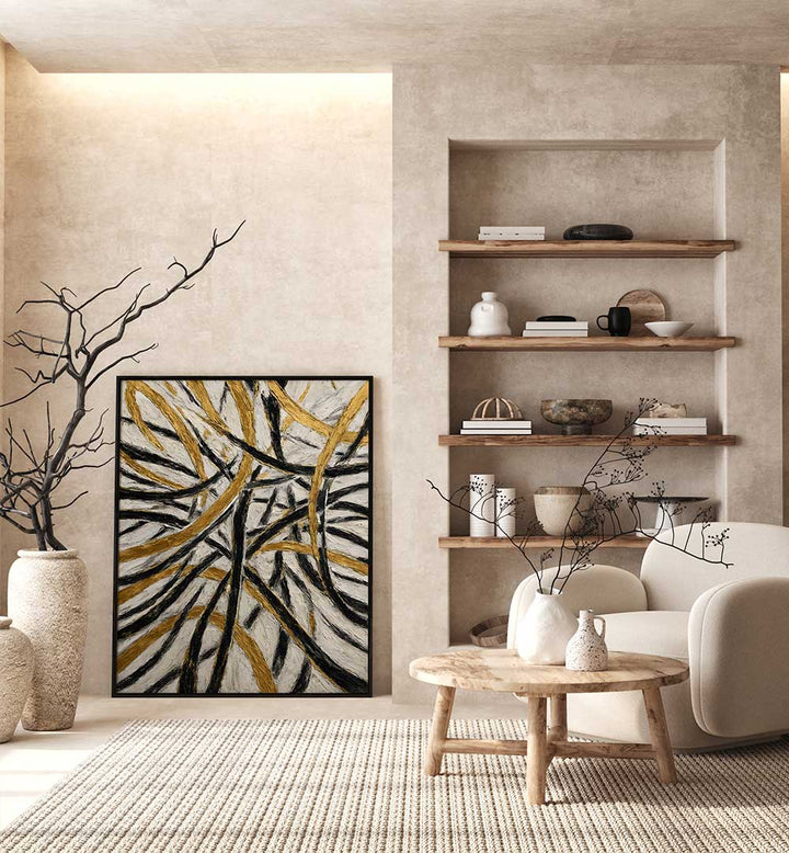 LABYRINTH OF STEMS , EXPRESSIONISM PAINTINGS