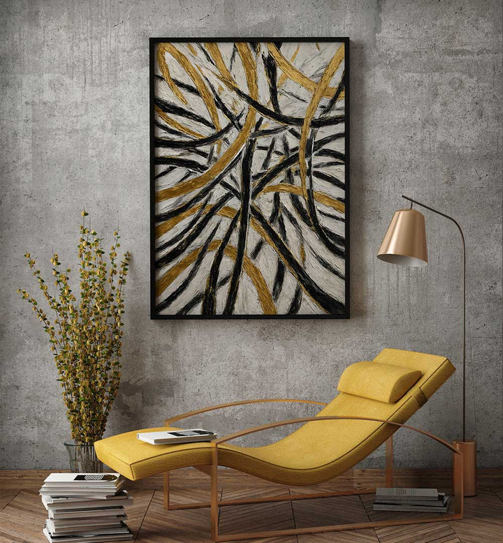 LABYRINTH OF STEMS , EXPRESSIONISM PAINTINGS