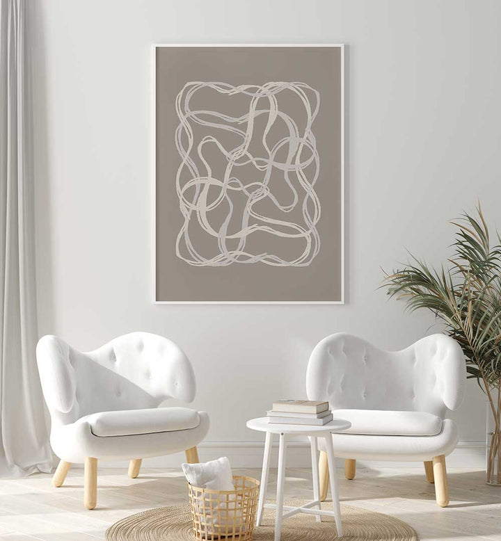 LACED UP V , ABSTRACT PAINTINGS