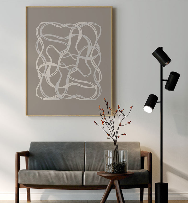 LACED UP V , ABSTRACT PAINTINGS
