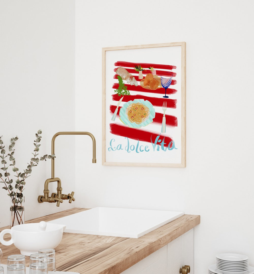 Transform your space with LA DOLCE VITA, KITCHEN POSTERS showcasing vintage charm and Italian elegance.