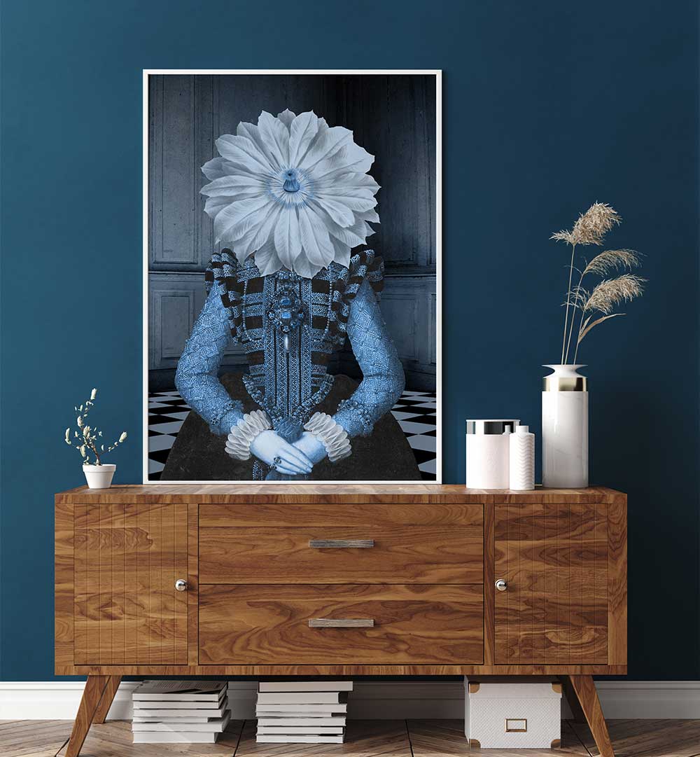 LADY , SURREAL ART PRINTS