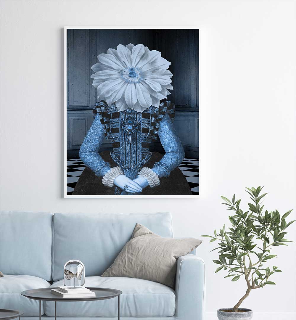 LADY , SURREAL ART PRINTS