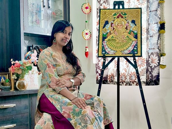 Lakshmi Vijayabhaskar (Tanjore Paintings)