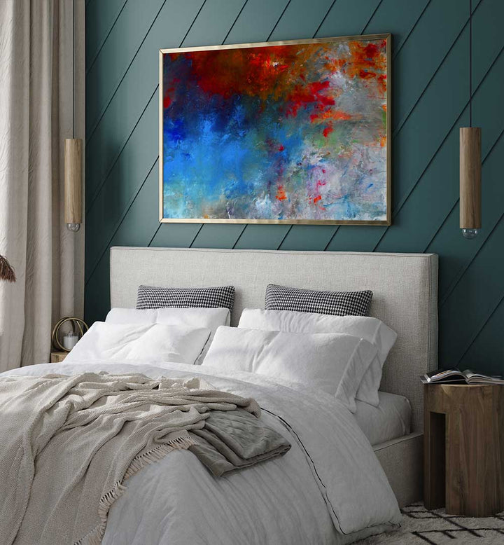 Stunning LANDSCAPE DESIGN III, ABSTRACT PAINTINGS enhance modern spaces with vibrant colors and emotion. Perfect décor choice.