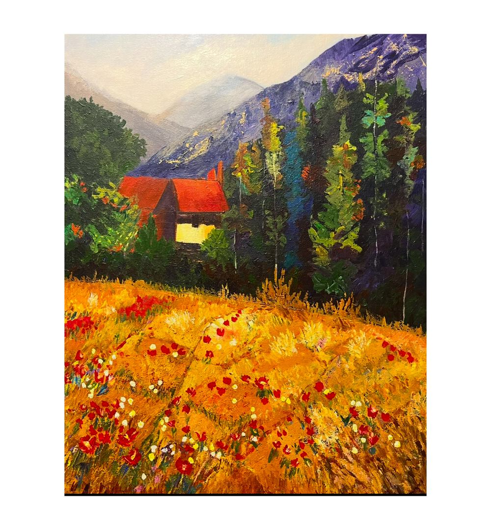 LANDSCAPE SCENE , HANDMADE ARTWORKS