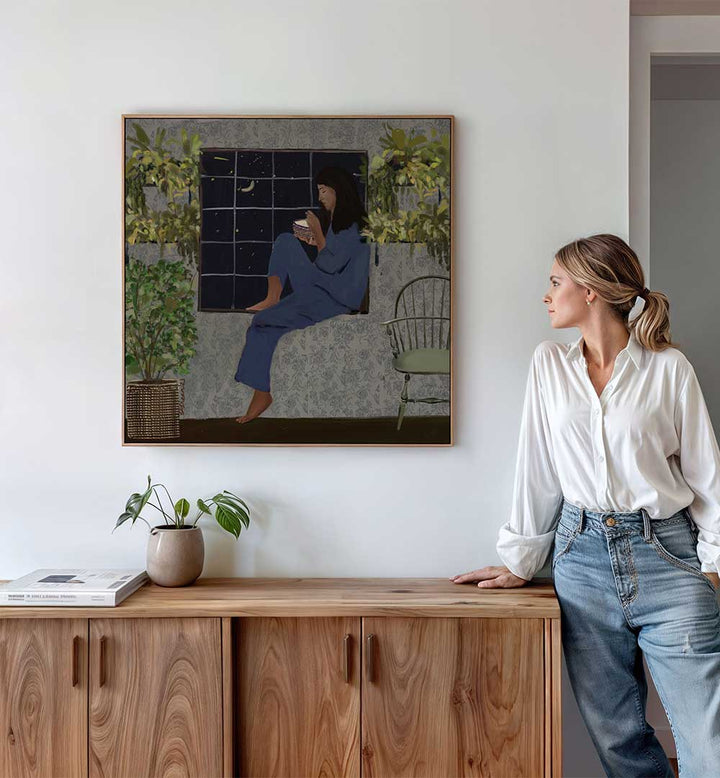 LATE NIGHT TREAT , PORTRAITS & FIGURATIVE ILLUSTRATIONS
