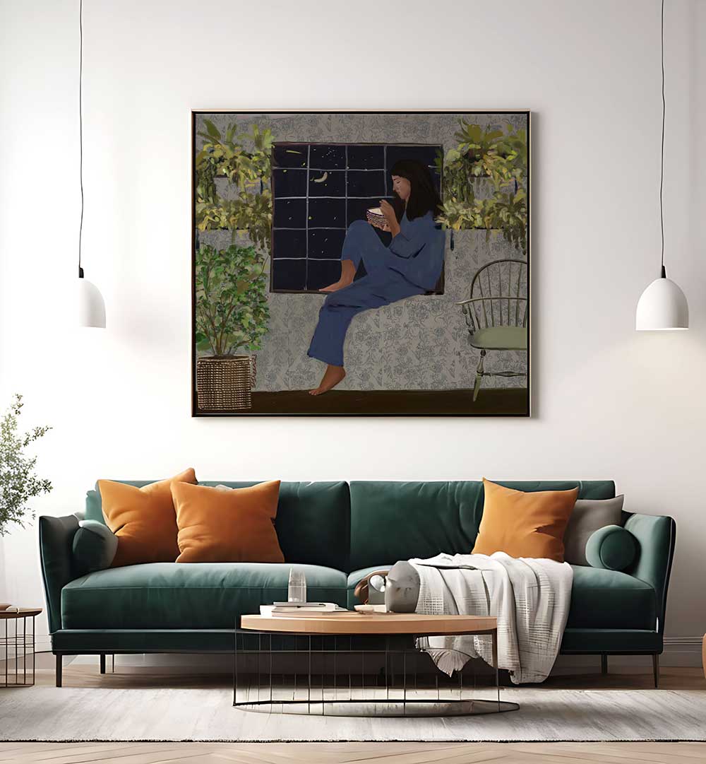 LATE NIGHT TREAT , PORTRAITS & FIGURATIVE ILLUSTRATIONS