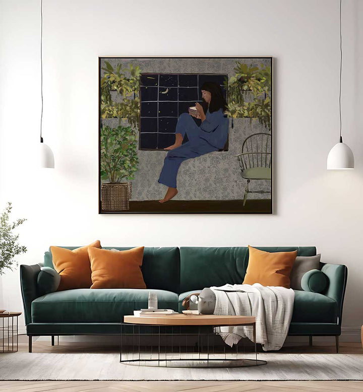 LATE NIGHT TREAT , PORTRAITS & FIGURATIVE ILLUSTRATIONS