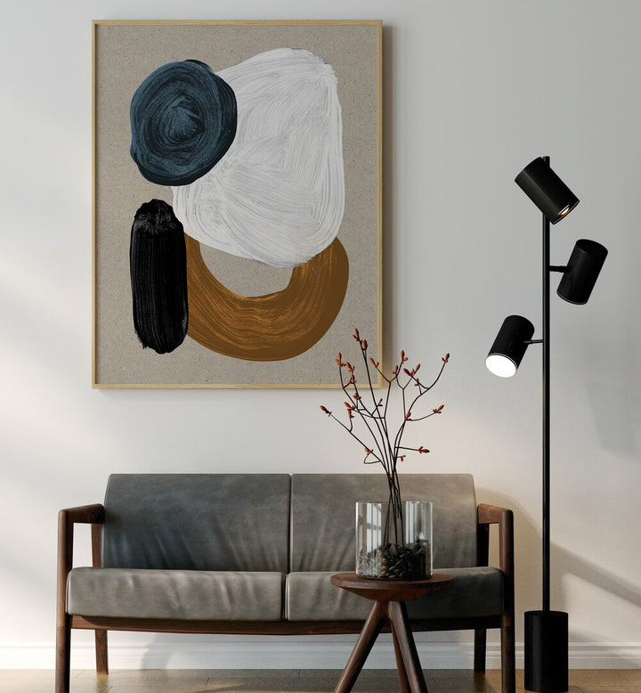 Vibrant LATE AFTERNOON, ABSTRACT PAINTINGS displayed in a modern living space, evoking creativity and emotion.