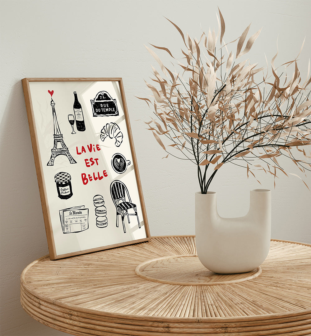 LA VIE EST BELLE , BAR & CAFE ART