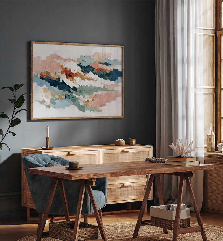 LAYERED LANDSCAPE WITH THICK TEXTURE